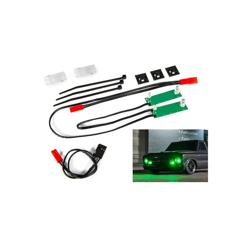 LED Ljus Fram Set Grön  Chevrolet C10