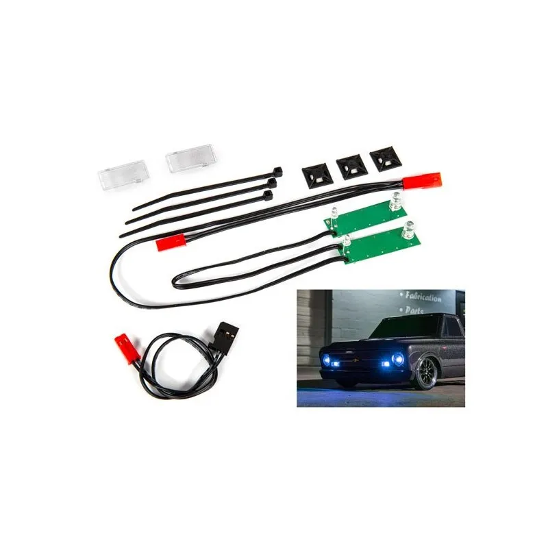 LED Ljus Fram Set Blå  Chevrolet C10