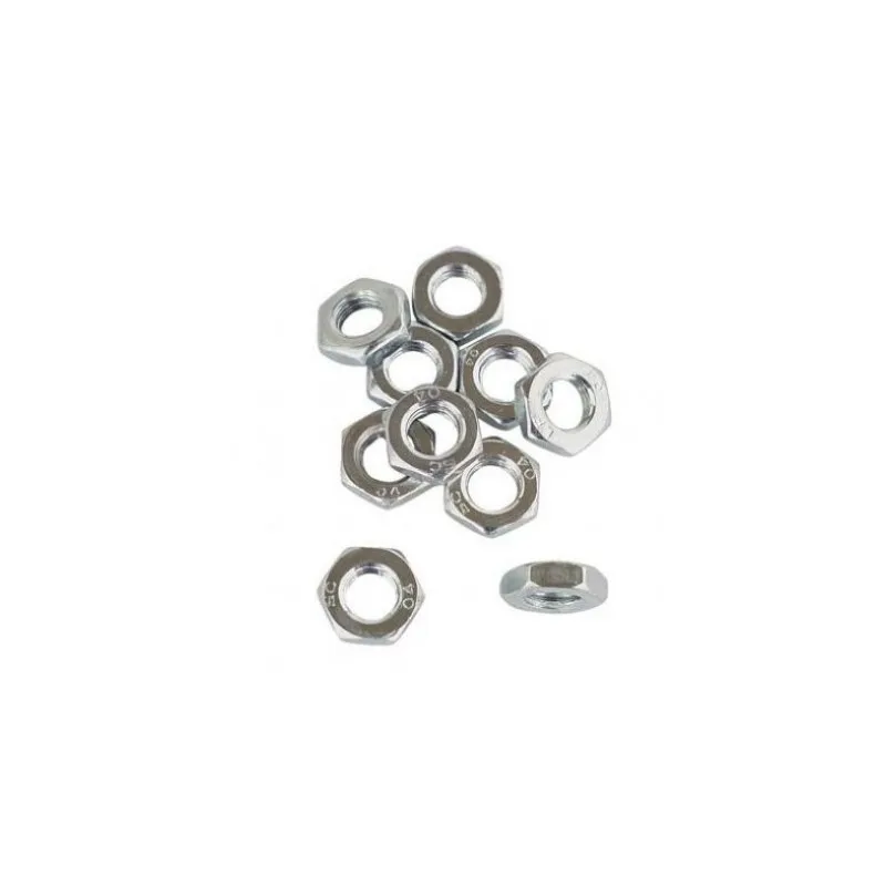 HEXAGON NUT M8, RIGHT THREAD 10 PCS