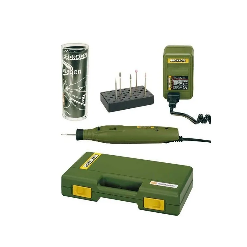 Gravyrset med Strömförsörjningstestglas och Mallar