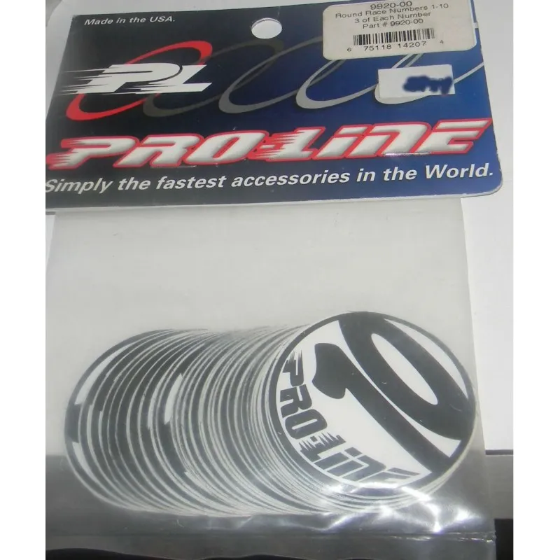 ROND RACE NUMBERS 1-10