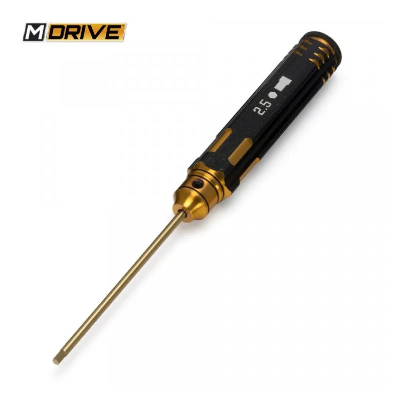 Pro TiN Insexnyckel Rak - 2.5mm