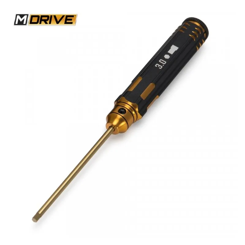 Pro TiN Insexnyckel Rak - 3.0mm