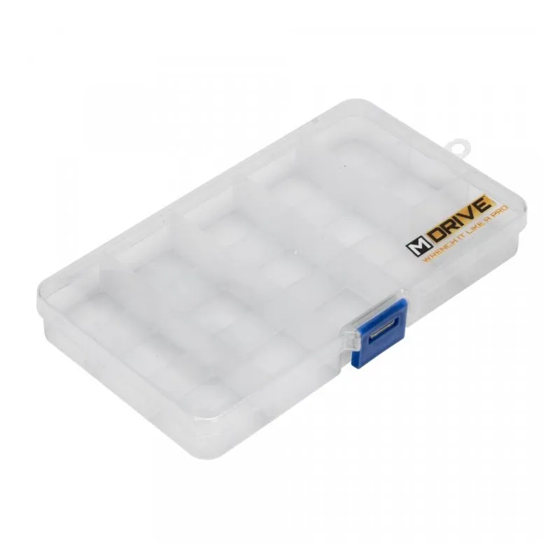 Skruv & Mutter Låda 15-fack - 172x97x22mm