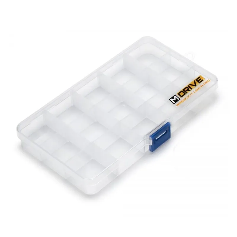 Skruv & Mutter Låda 15-fack - 172x97x22mm