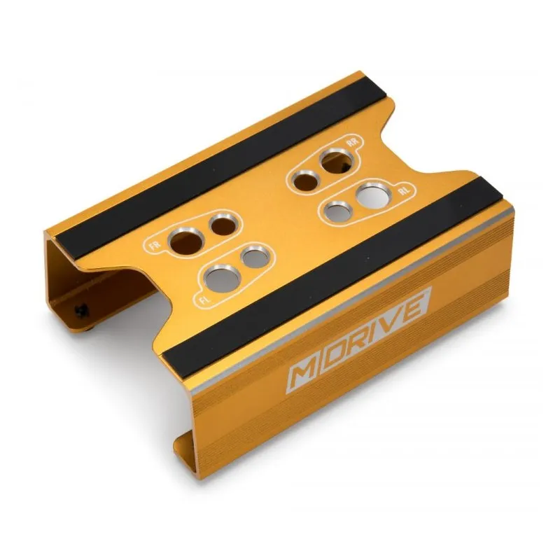 Bilställ Meckning Aluminium Gold - 165x106x60mm