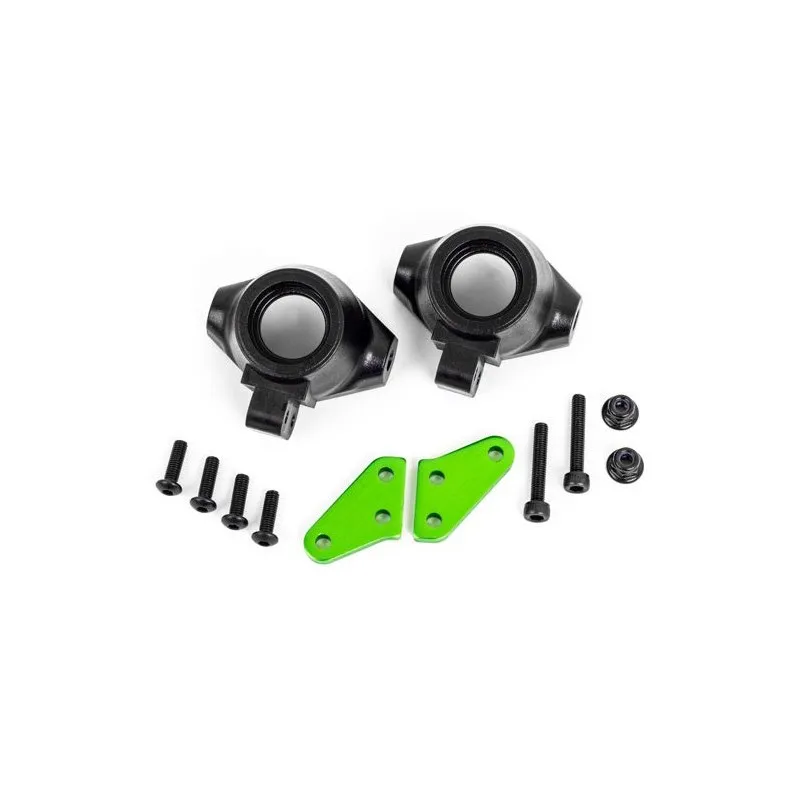 Styrspindlar + Armar Alu Grön (Par) Sledge