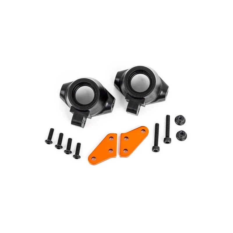 Styrspindlar + Armar Alu Orange (Par) Sledge