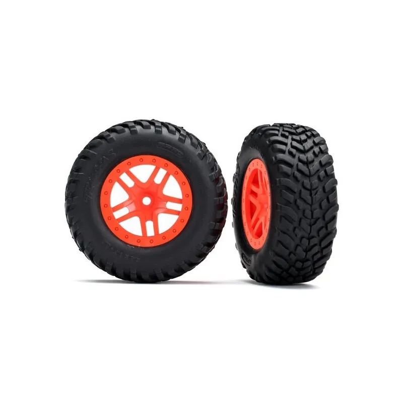 Däck & Fälg SCT / SCT S-Spoke Orange 4WD/2WD Bak TSM (2)