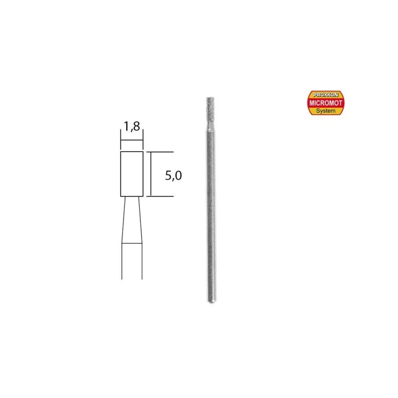 DIAMANTSLIPSTIFT CYLINDER 1,8MM