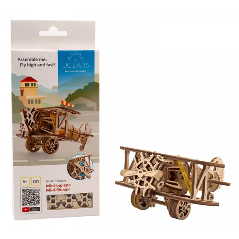 Ugears Mini-Biplane - 2