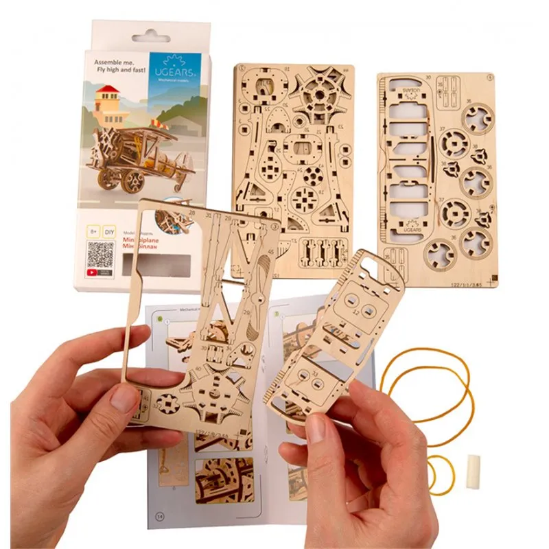Ugears Mini-Biplane - 4