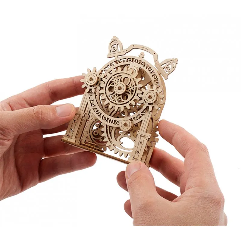 Ugears Vintage Alarm Clock - 4
