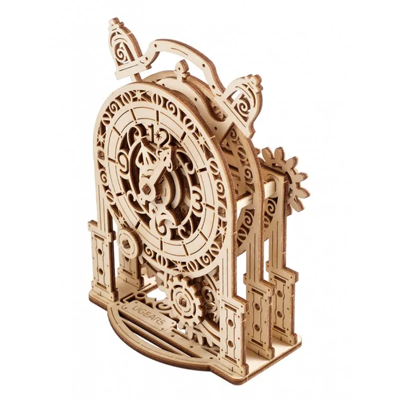 Ugears Vintage Alarm Clock - 5