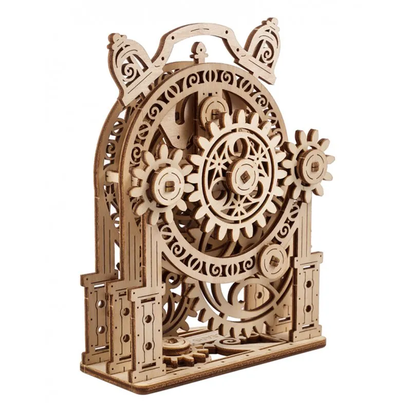 Ugears Vintage Alarm Clock - 8