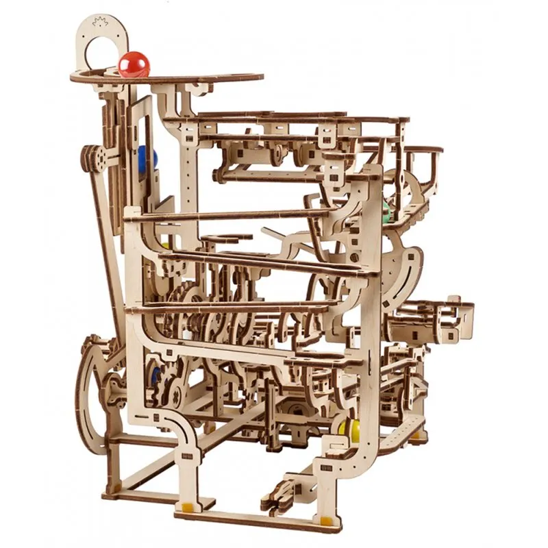 Ugears Marble Run Tiered Hoist - 2
