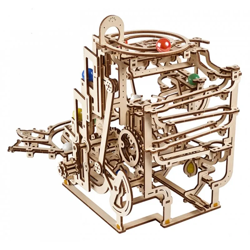 Ugears Marble Run Tiered Hoist - 3