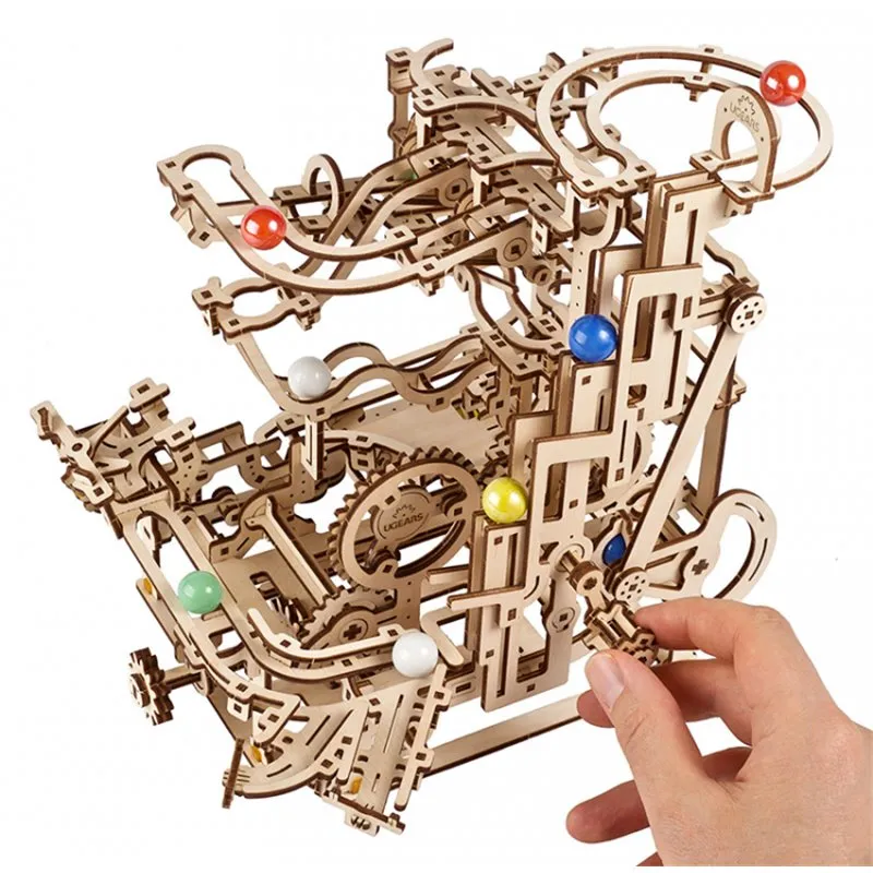 Ugears Marble Run Tiered Hoist - 4