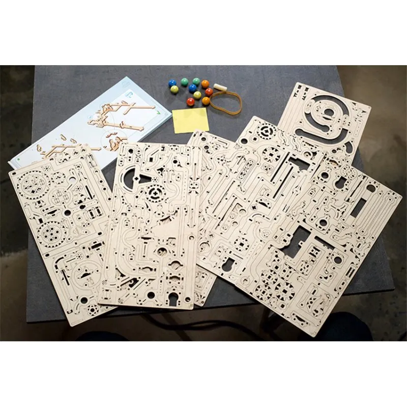 Ugears Marble Run Tiered Hoist - 5