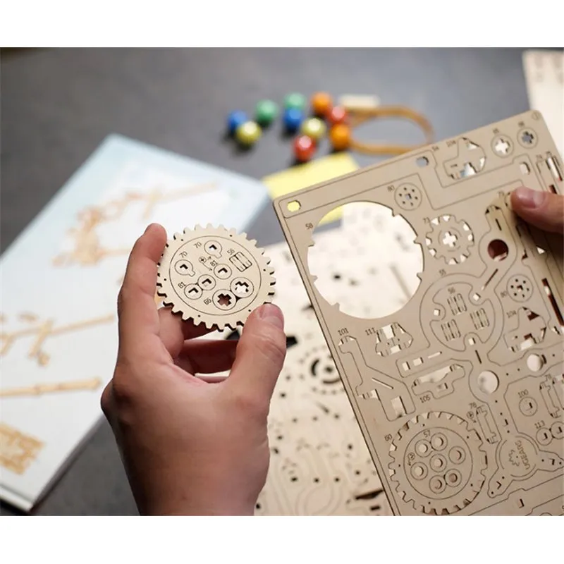 Ugears Marble Run Tiered Hoist - 8