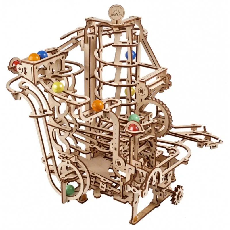 Ugears Marble Run Spiral Hoist (Marble - 4) - 2