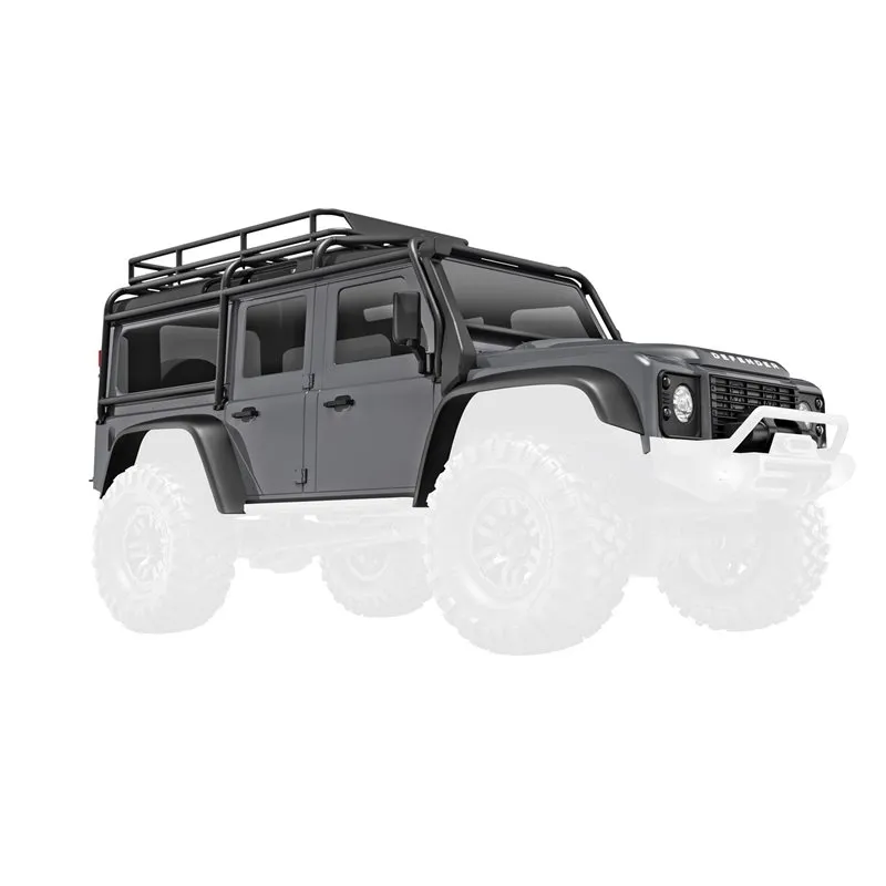 Kaross TRX-4M Land Rover Defender Silver Komplett
