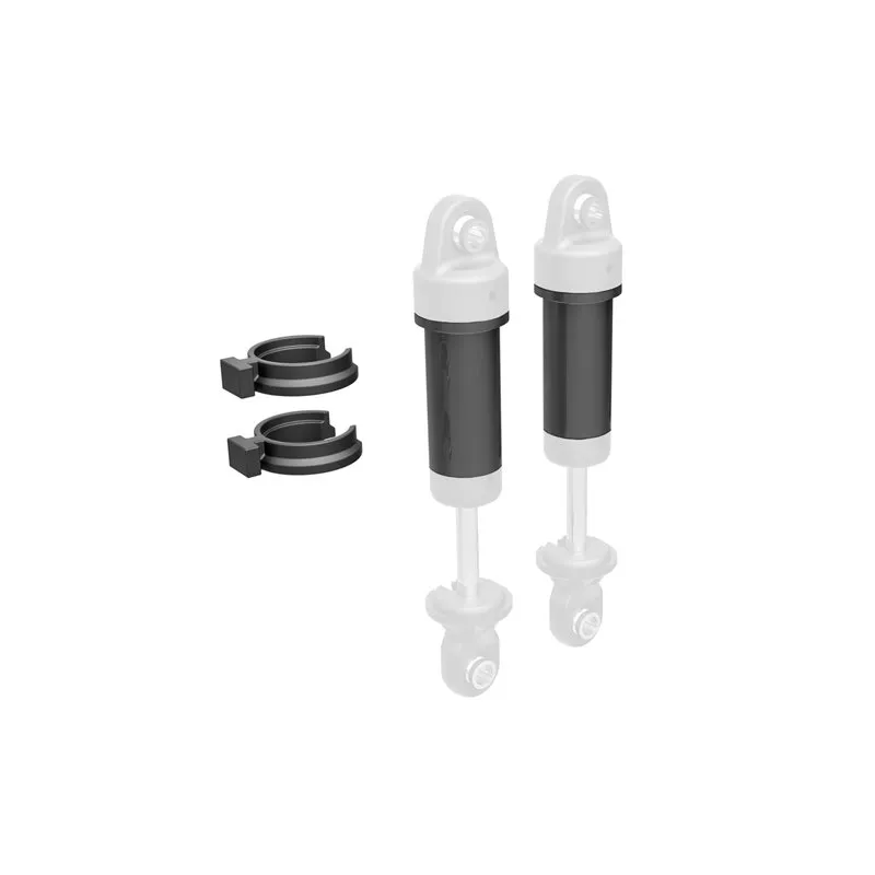 Stötdämparhus Alu Grå (2) TRX-4M