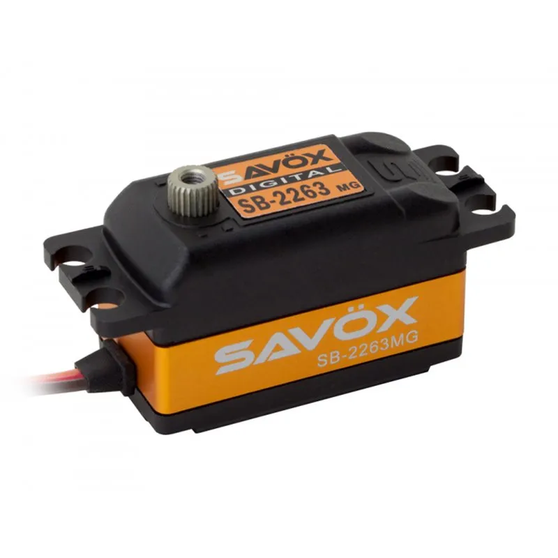 SB-2263MG Servo 10Kg 0,076s Alu Brushless Metalldrev Lågt