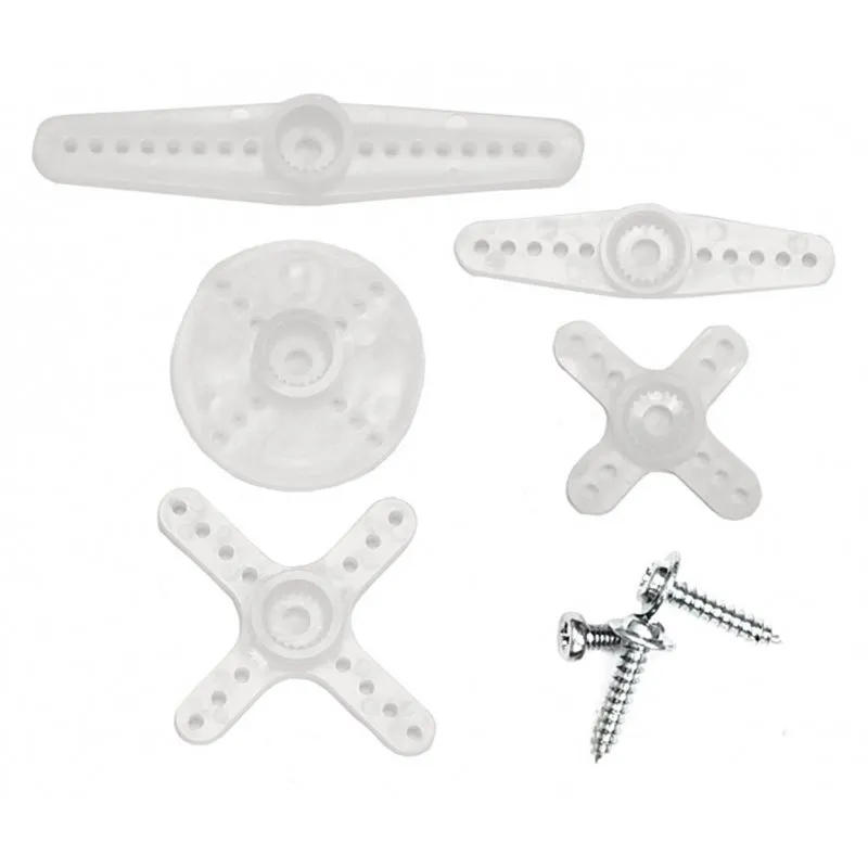 Servoarmar Set med Skruv för Standard Mini-servo 21T