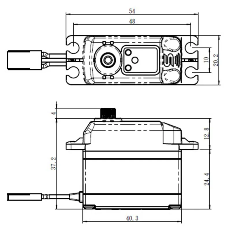 SV-1270TG Servo 35Kg 0,11s HV Alu Coreless Titandrev - 3