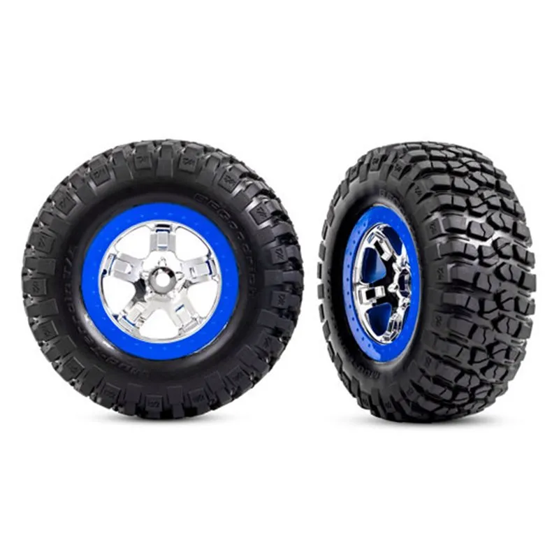 Däck & Fälg BFGoodrich/SCT Krom-Blå 2WD Fram (2)