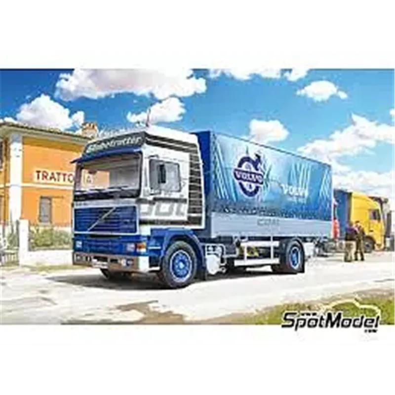 1/24 Volvo F16 Globetrotter Canvas Truck w/liftgate