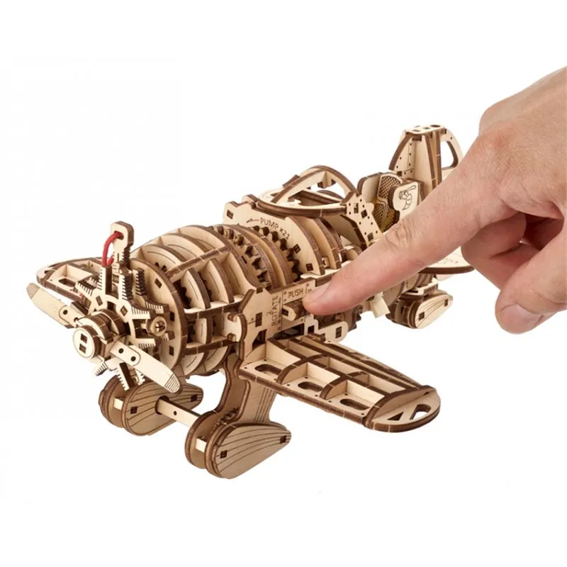 Ugears Mad Hornet Airplane - 7