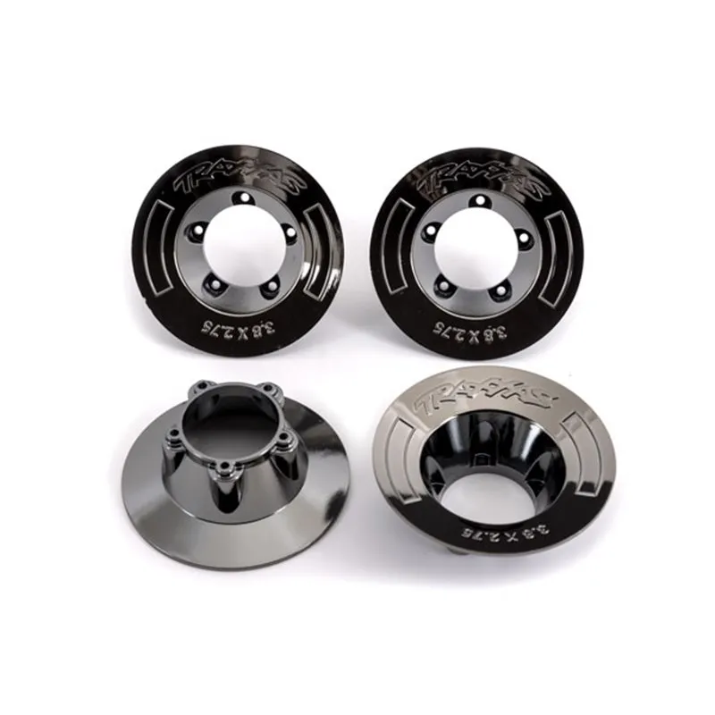 Navkapslar Svart Krom (för Hjul 9572) (4)