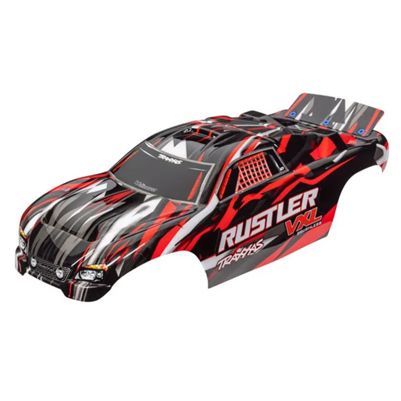 Kaross Rustler VXL 2WD Röd Målad