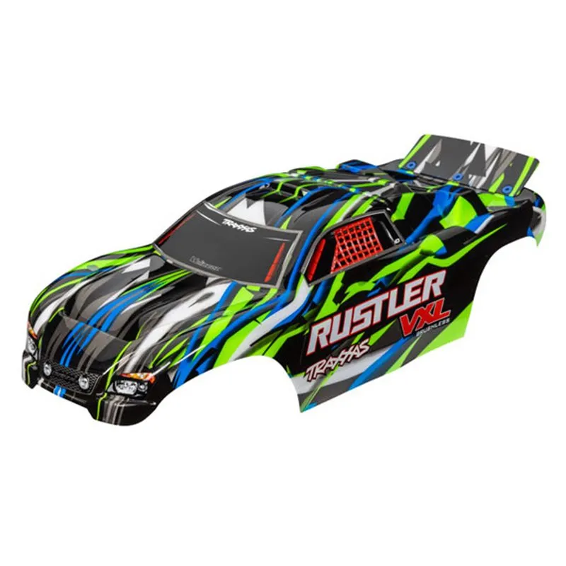Kaross Rustler VXL 2WD Grön Målad