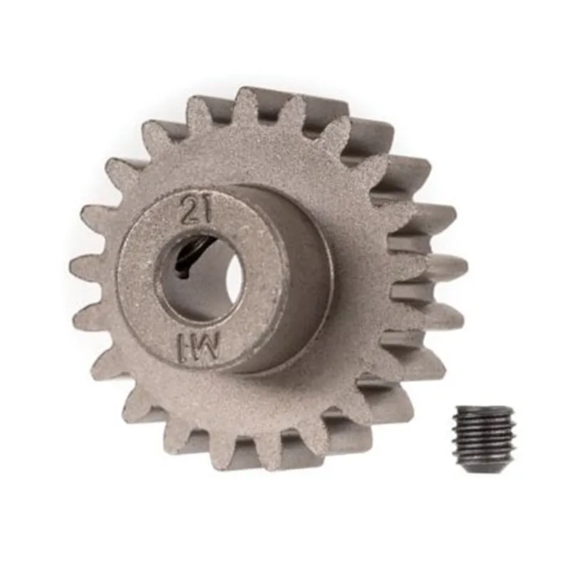 Motordrev (Pinion) 21T 1.0M för 5mm Axel (Endast för Ståldrev)