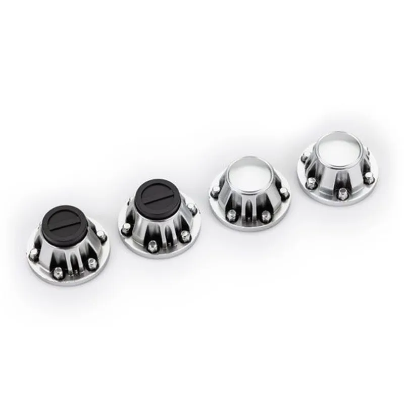 Navkapslar Matt Krom (4) (Kräver Hjulaxel 8255A)