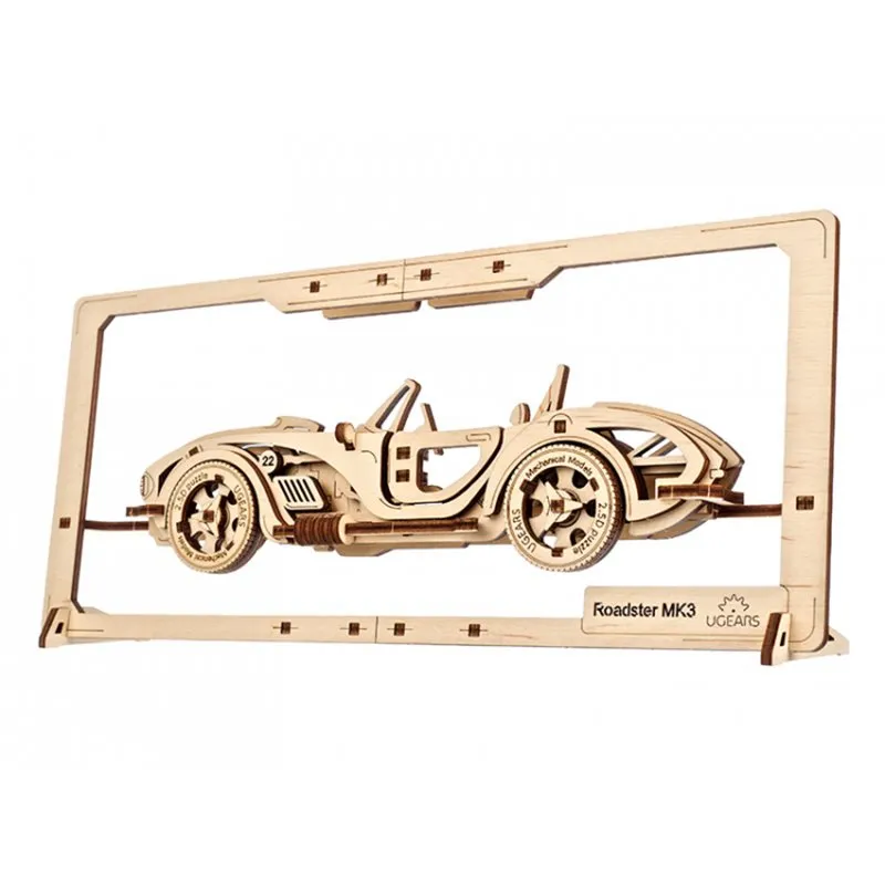 Ugears Roadster MK3 2.5D Puzzle