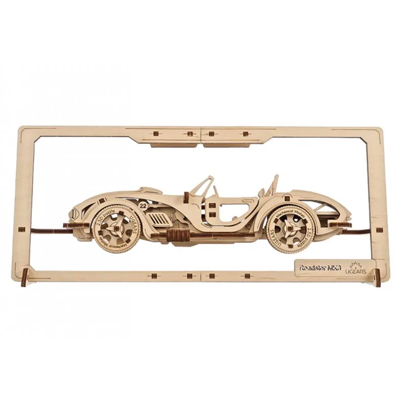Ugears Roadster MK3 2.5D Puzzle - 3