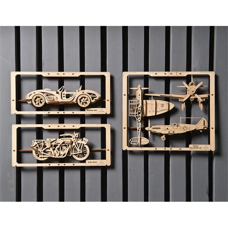 Ugears Fighter Aircraft 2.5D Puzzle - 7