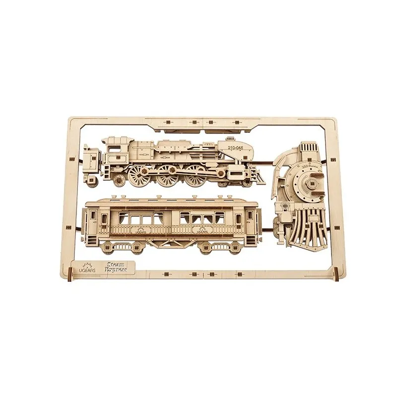 Ugears Steam Express 2.5D Puzzle