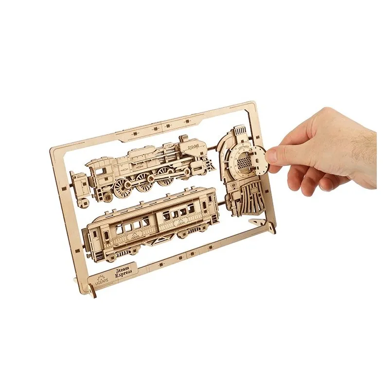 Ugears Steam Express 2.5D Puzzle - 5