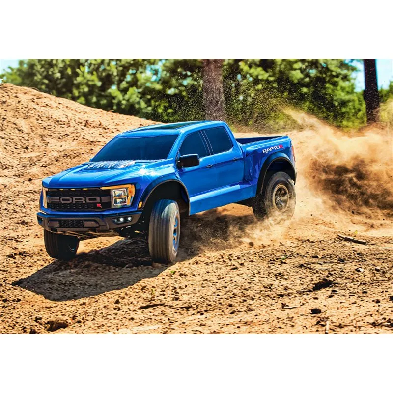 Ford F-150 Raptor R 4WD 1/10 RTR TQ Blå - 9