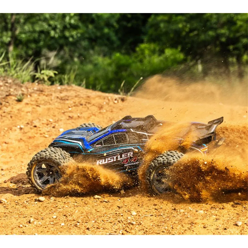 Rustler 4x4 1/10 RTR TQ BL-2s Blå - 8