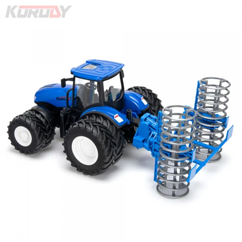 Traktor med dubbla hjul och vält RC RTR 1:24