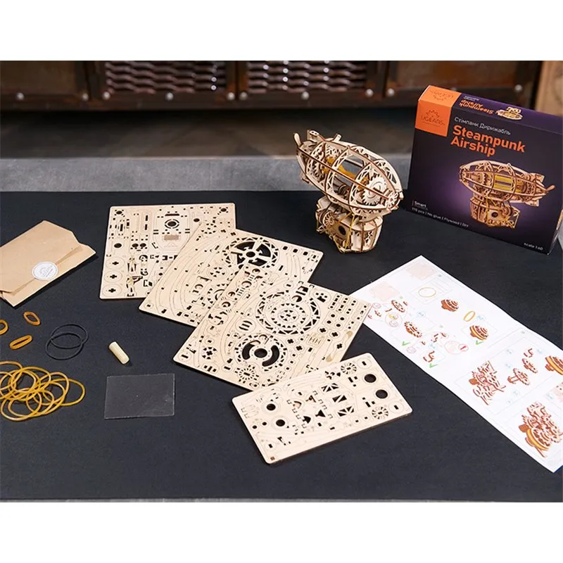 Ugears Steampunk Airship - 10