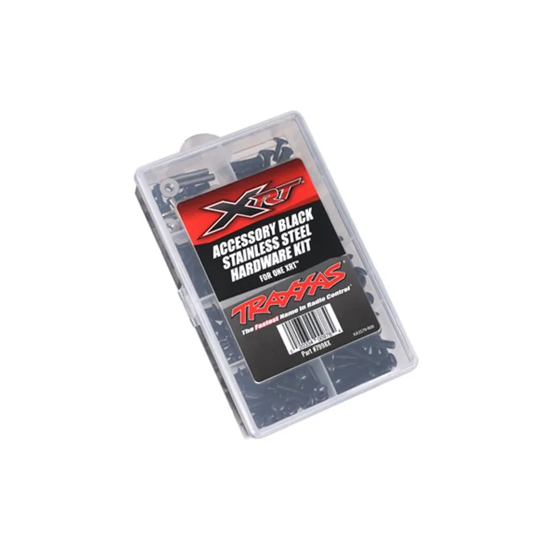 Skruvsats Komplett Rostfritt Svart XRT