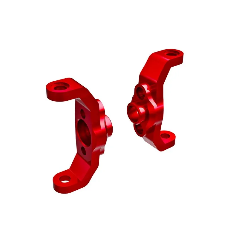 Casterblock Alu Röd V+H (2) TRX-4M