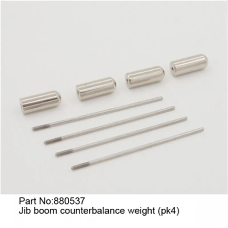 Jib boom counterbalance weight